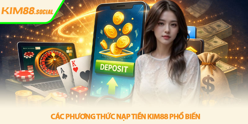 Nạp tiền Kim88 - Hướng dẫn nhanh an toàn hiệu quả 3 Các phương thức nạp tiền Kim88 phổ biến