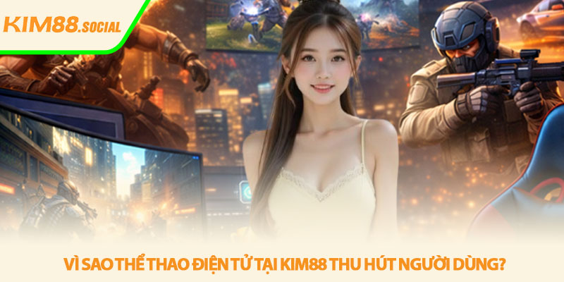 Thể thao điện tử - Trải nghiệm eSports mượt tại Kim88 2 Vì sao thể thao điện tử tại Kim88 thu hút người dùng?